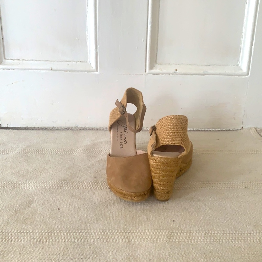 Gaimo Espadrilles nude, original leather.